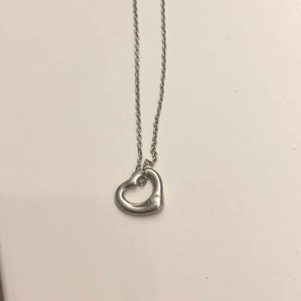 Tiffany & Co. Elsa Peretti open heart necklace